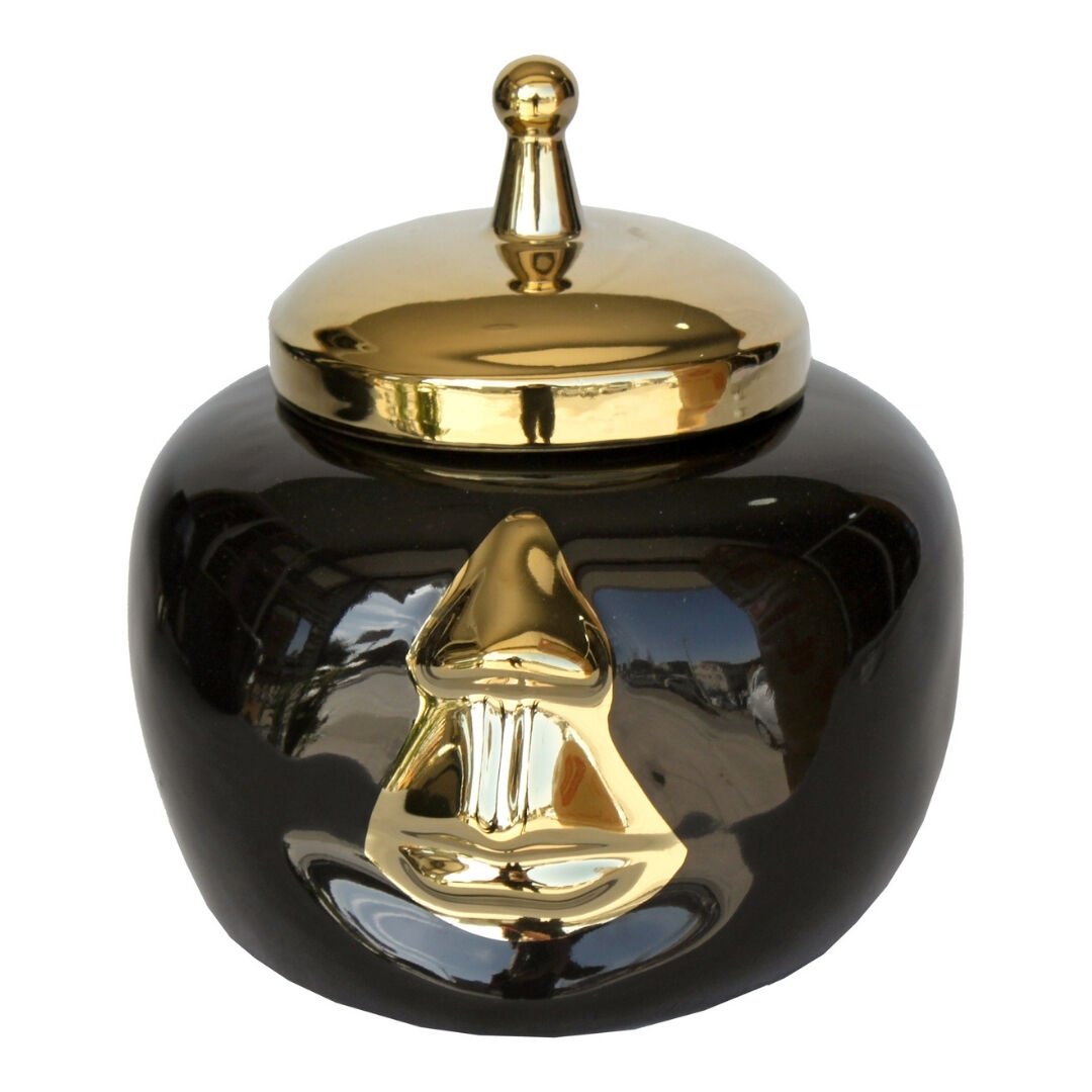 Face Siyah Şekerlik 16x17cm