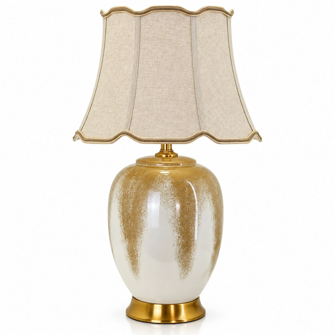 Vintage Porselen Abajur 40x72cm