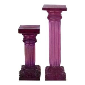 2li Set  Sütun Mor 7x24cm