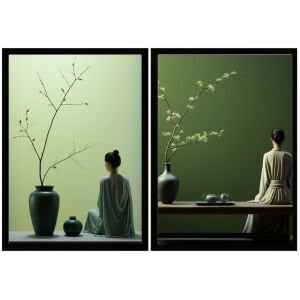 UV 2li Set Kadınlar Tablo 80x120cm