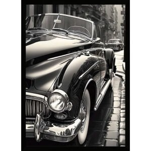 UV Klasik Araba Tablo  75x105cm