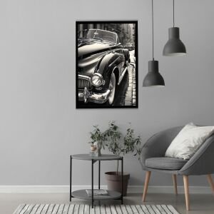 UV Klasik Araba Tablo 60x80cm