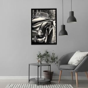 UV Klasik Araba Tablo 60x80cm