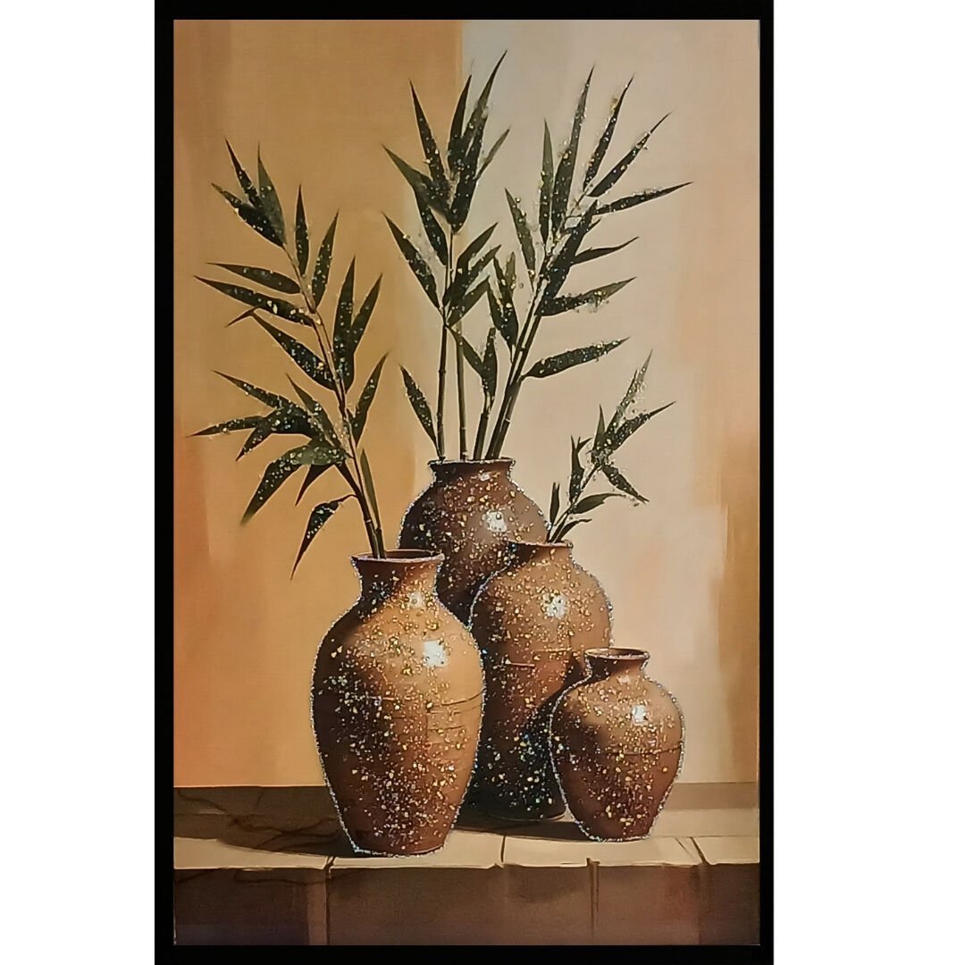 Epoksi Vazolar Tablo 75x115cm
