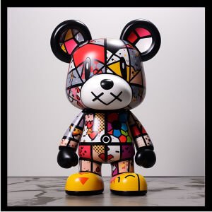 UV Renkli Ayıcık Tablo 60x60cm