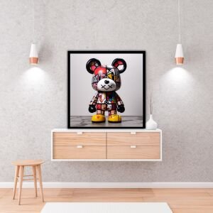 UV Renkli Ayıcık Tablo 60x60cm