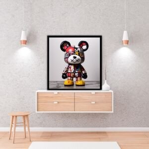 UV Renkli Ayıcık Tablo 60x60cm