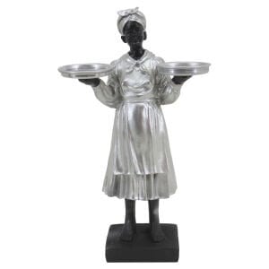 Gümüş Bayan Biblo 17x30cm