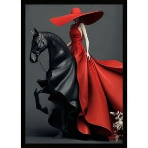 UV Atlı Kontes Tablo 60x80cm