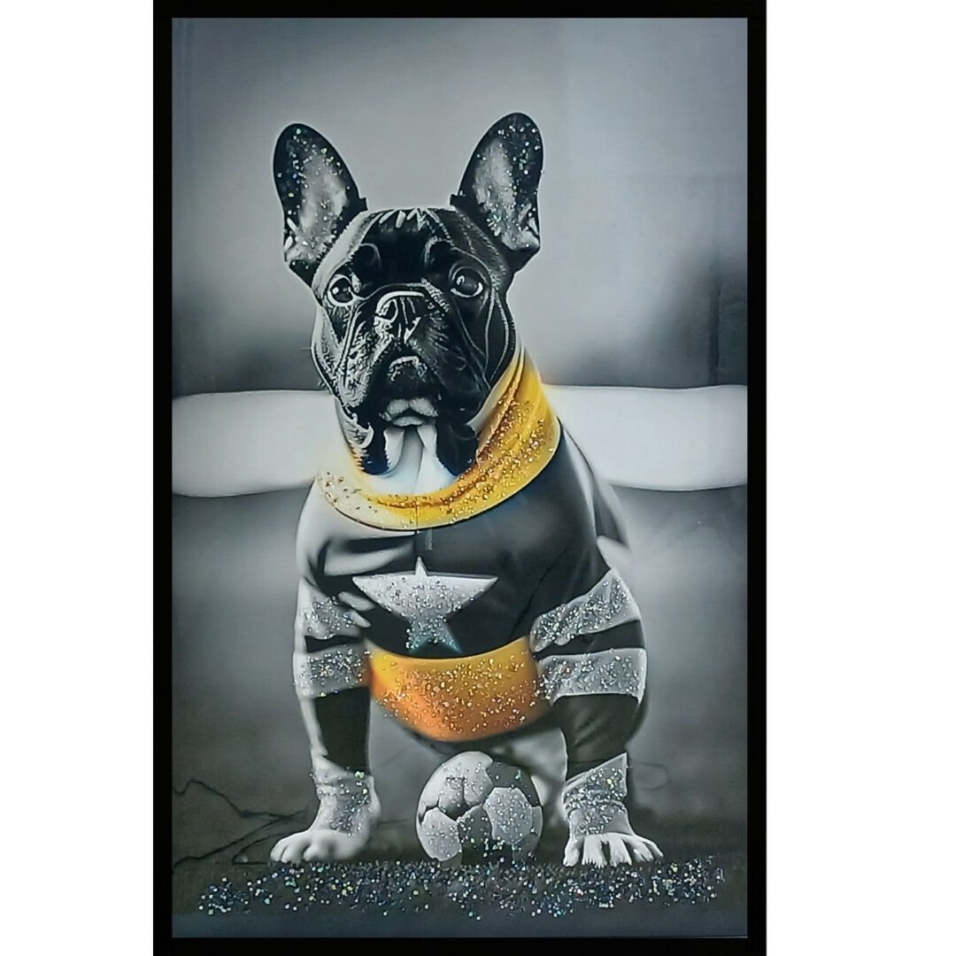 Epoksi Bulldog Tablo 75x115cm