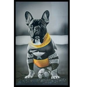 Epoksi Bulldog Tablo 75x115cm