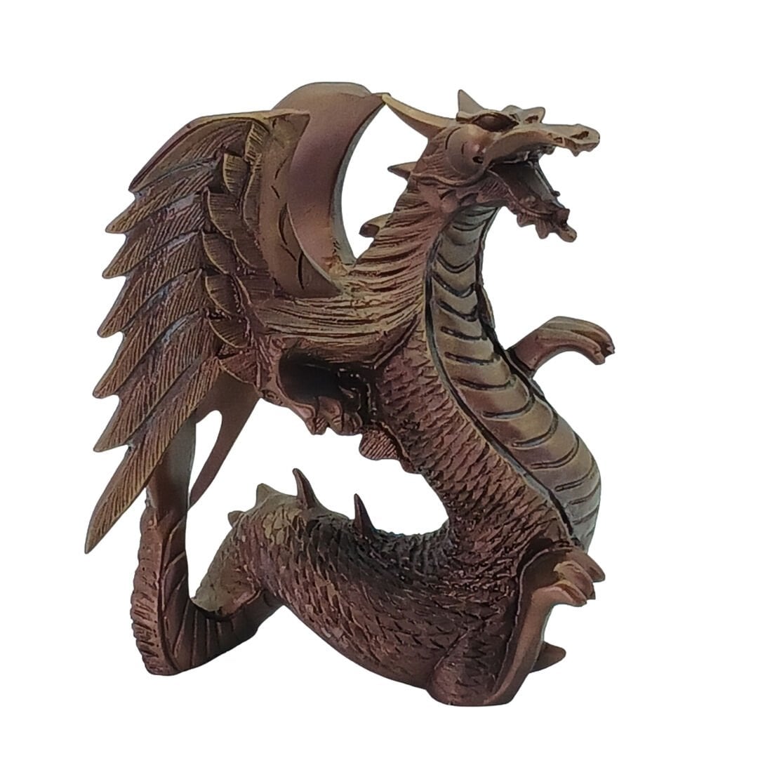 Bronz Ejderha Obje 24x26cm