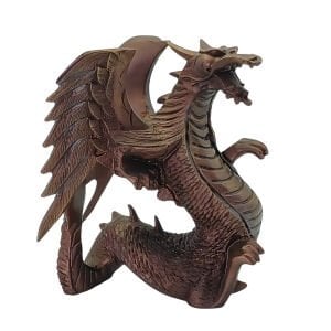 Bronz Ejderha Obje 24x26cm