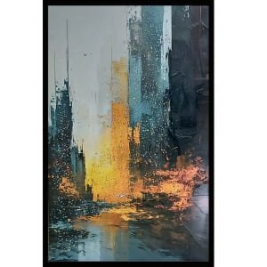 Epoksi Soyut Tablo 75x115cm