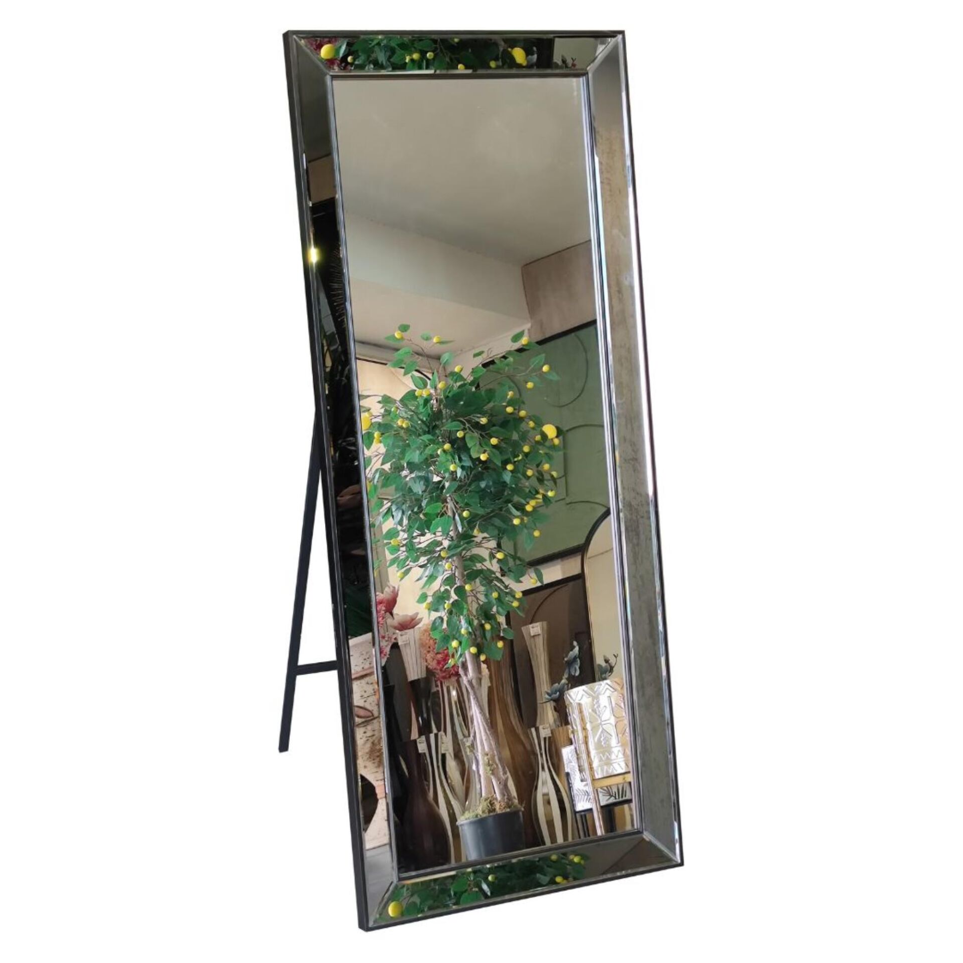 Ayaklı Ayna Siyah 62x150cm