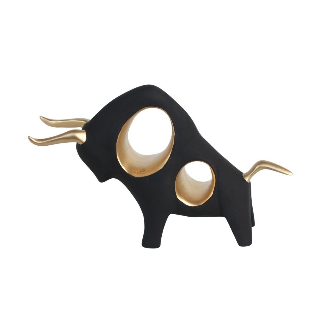 Boğa Biblo Siyah 24x15cm