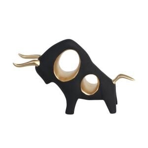 Boğa Biblo Siyah 24x15cm