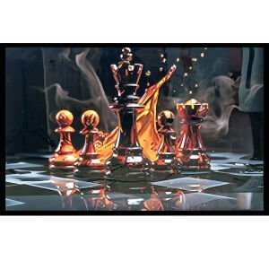Epoksi Satranç Tablo 75x115cm