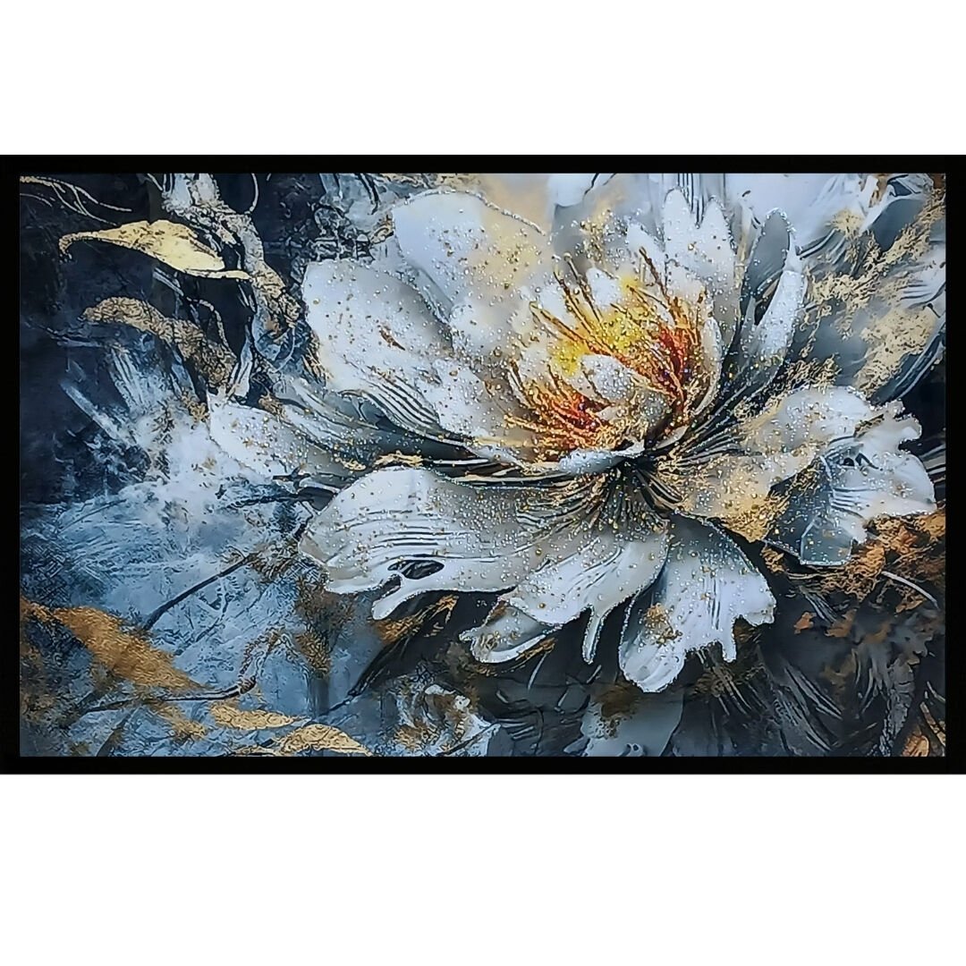 Epoksi Çiçek Tablo 75x115
