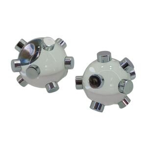 2li Set Boncuklu Küre Gümüş 9x9cm