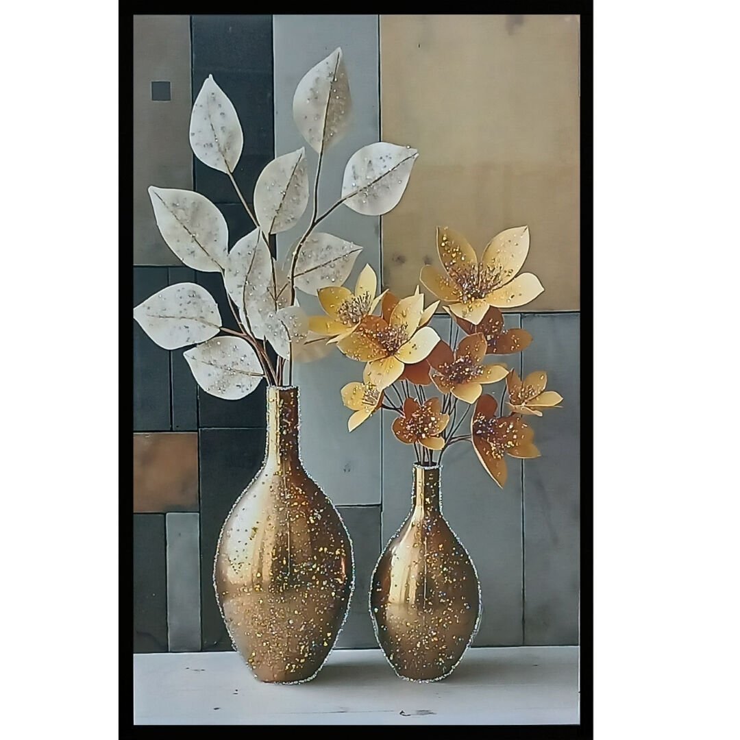 Epoksi Vazolar Tablo 75x115cm