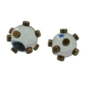 2li Set Boncuklu Küre Eskitme 9x9cm