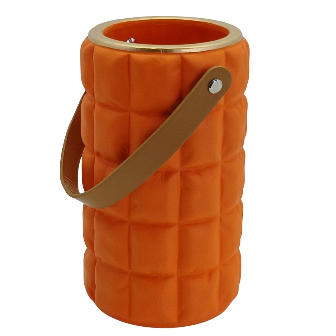 Kulplu Seramik Saksı B.Boy 11x20cm