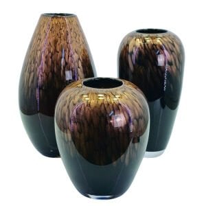 3lü Set Cam Vazo 18x42cm