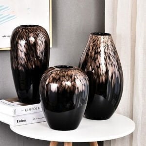 3lü Set Cam Vazo 18x42cm