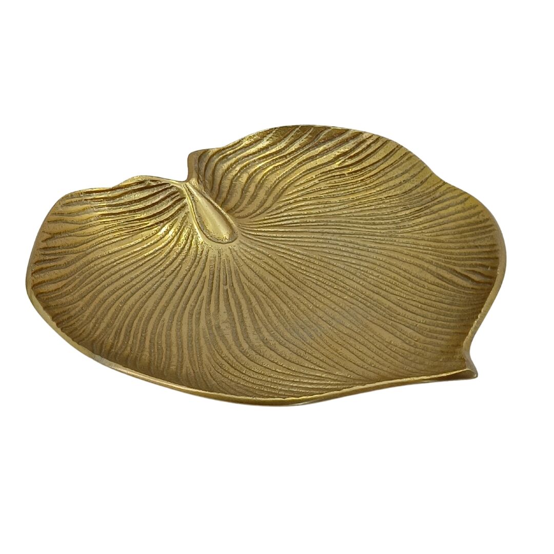 Döküm Yaprak Tabak 28x30cm