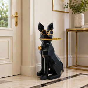 Gözlüklü Köpek Sunumluk 33x68cm