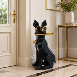 Gözlüklü Köpek Sunumluk 33x68cm