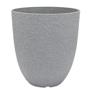 Beton Efektli Plastik Saksı 37x40cm Gri