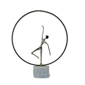 Halkalı Balerin Obje 31x37cm