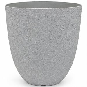 Beton Efektli Plastik Saksı 42x45cm Gri