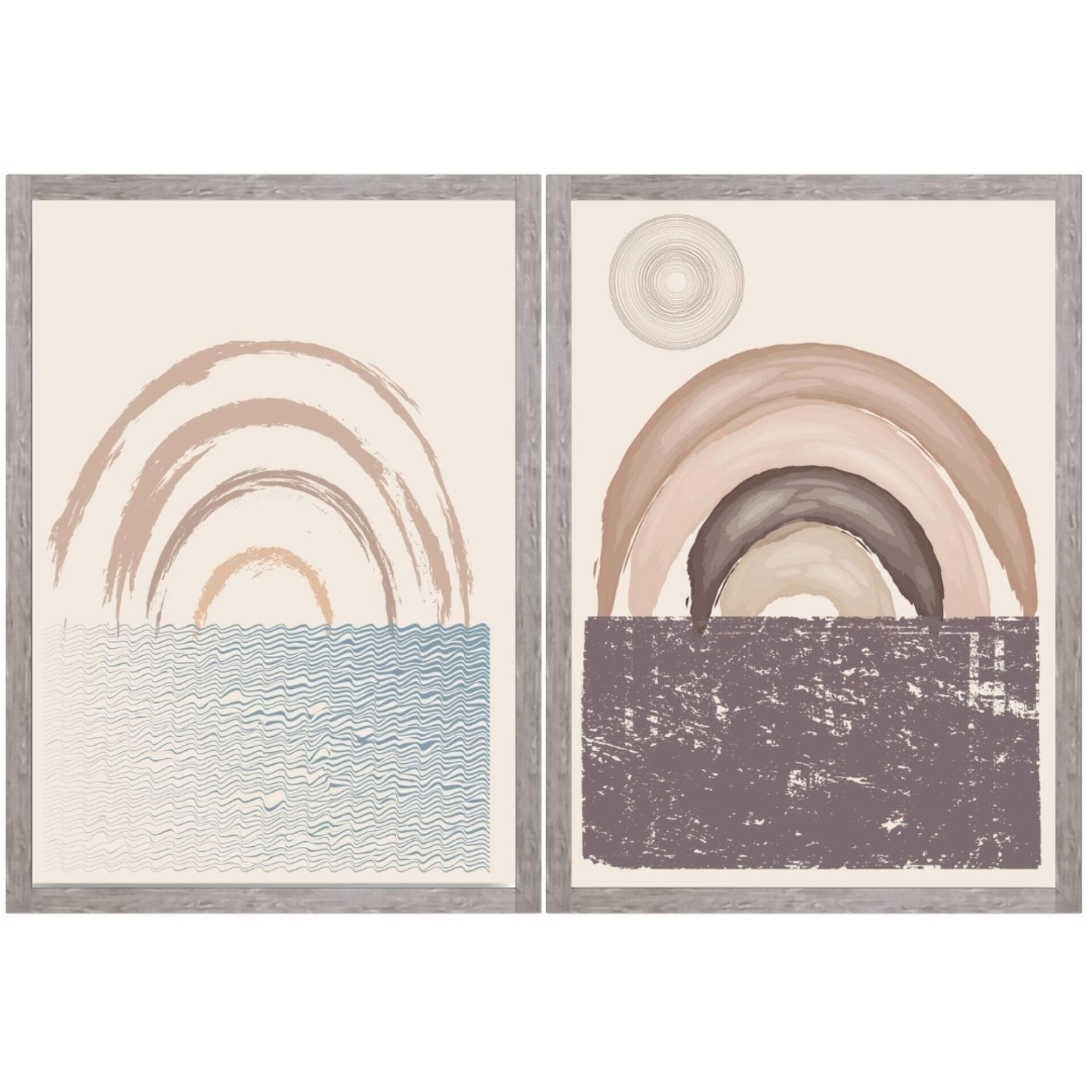 UV 2li Set Soyut Tablo 80x120cm