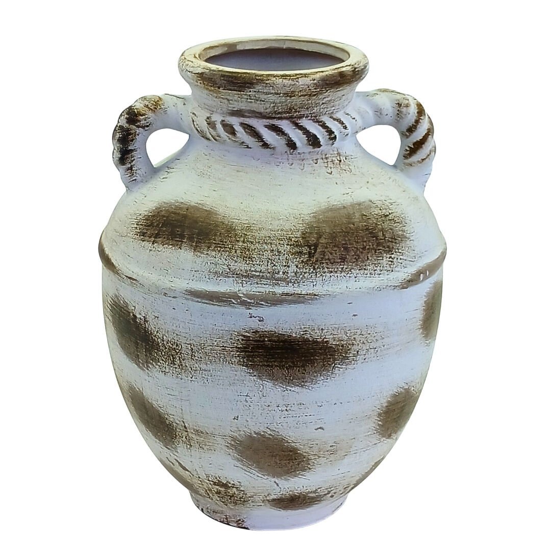 Eskitme Girit Küp Vazo 18x28cm