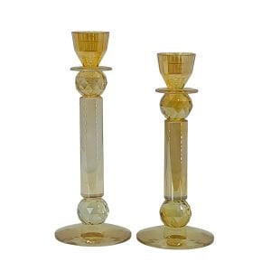 2li Set Kristal Şamdan 10x26cm