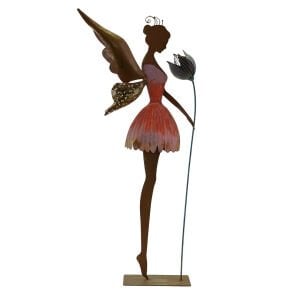 Metal Peri Kızı Obje