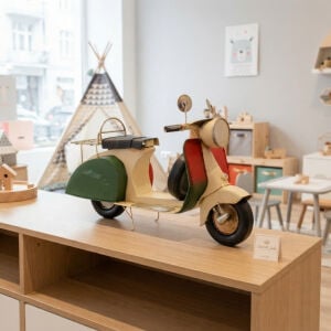 Retro Vespa Motosiklet 39x60cm