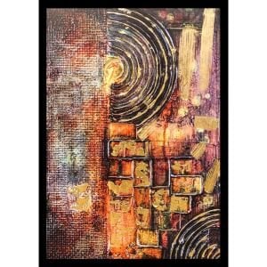 Soyut Tuval Tablo 75x105cm