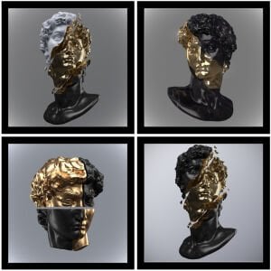 UV 4lü Set David Tablo 96x96cm