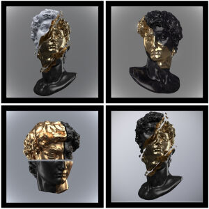 UV 4lü Set David Tablo 96x96cm