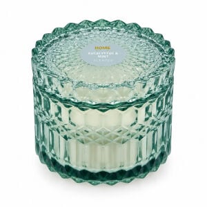 Kapaklı Jar Mum Kokulu 11x11cm Mint