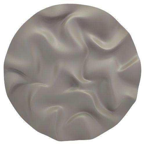 Yuvarlak Dalgalı Vizon 60cm