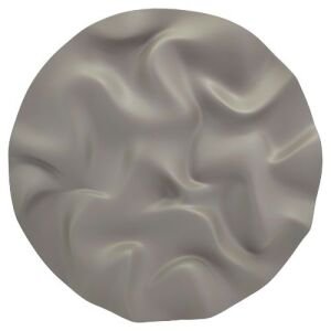 Yuvarlak Dalgalı Vizon 60cm