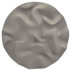 Yuvarlak Dalgalı Vizon 60cm