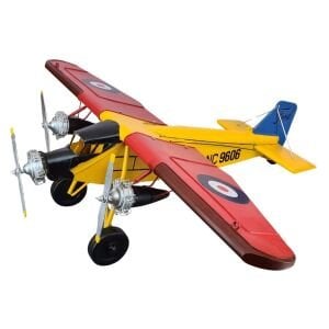 Retro Metal Uçak 75x100x29cm