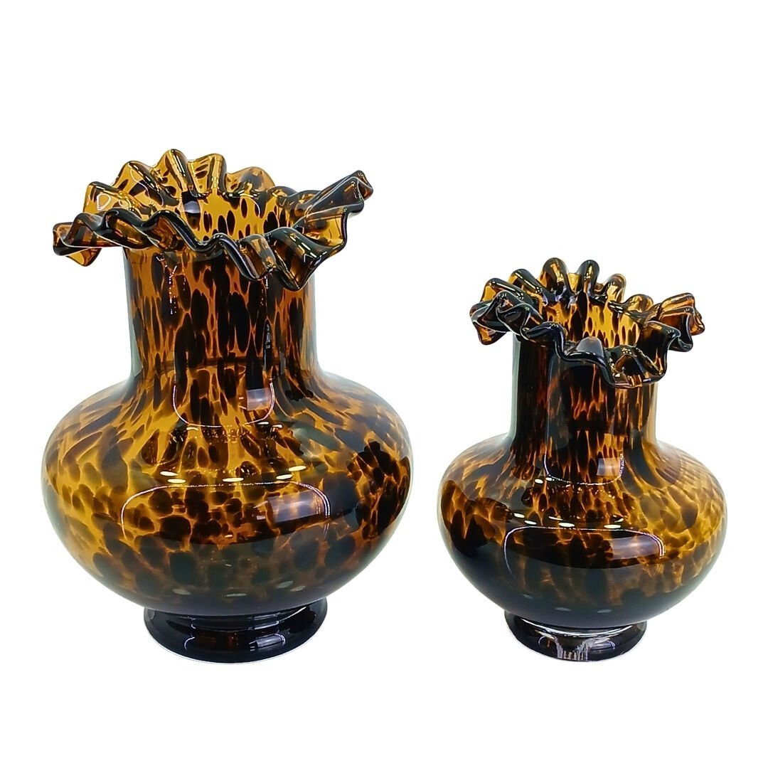 2li Set Florid Cam Vazo 20x24cm