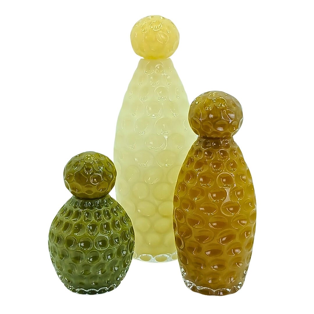 3lü Set Cam Şişe 17x42cm